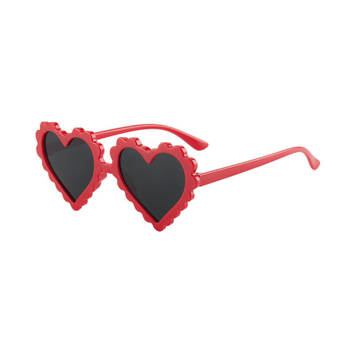 New Children's Heart-shaped Sunglasses Children's Party Glasses Fashion Simple Style Baby Sunglasses Wholesale 