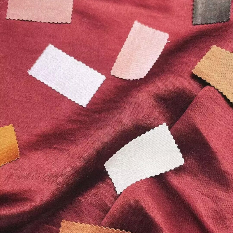 2025新品醋酸缎鎏金缎单面光泽面料女裤连衣裙时装礼服微皱缎布料