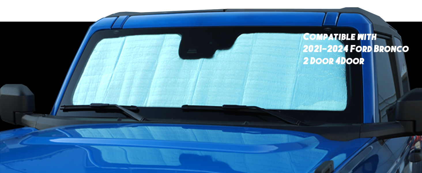 Cross-Border Double-Sided Aluminum Foil Sun Protection and Heat Insulation Sunshade Glass Sunshade Suitable for Ford Mustang Car Sunshade Front Shield