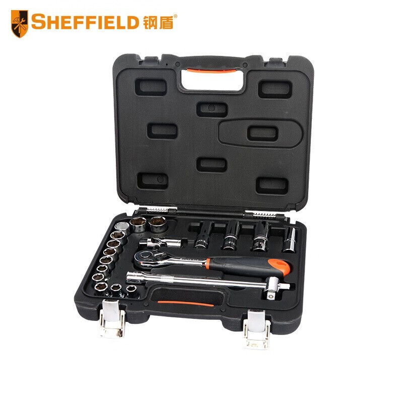 钢盾(SHEFFIELD)S010020电工维修汽车组套20件套12.5mm系列公制组