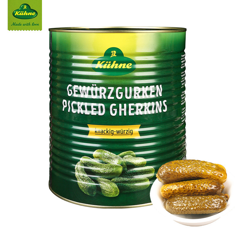 冠利 Огурец маринованный по-русски 9,7 кг, импортный из Германии, большая бочка, ресторанная упаковка, маринованные огурцы, консервированные гарниры для гамбургеров