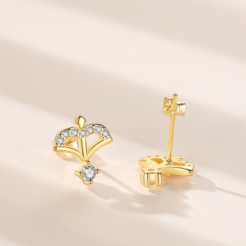 S925 plata flecha pendientes para las mujeres estilo coreano simple diamante incrustado precioso Cupido moda temperamento oído joyería al por mayor