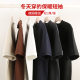 Heavy round neck 300g twill velvet short sleeve T-shirt men's and women's sports loose elastic heating half sleeve base shirt winter