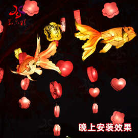 2026元旦春节节庆户外街道景区公园树木亮化造型灯氛围点缀灯笼