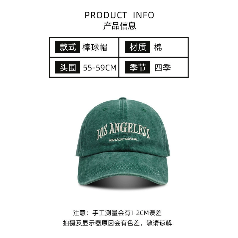 Retro baseball cap, spring summer hat, American style, for beloved