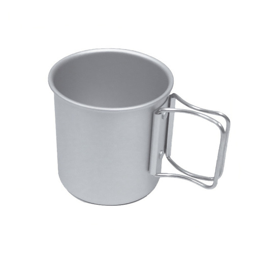 Coffee cup, tea cup, mug, outdoor camping folding water cup, portable ultra-light aluminum camping cup