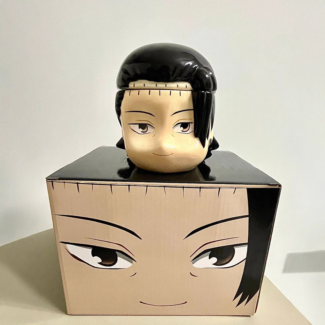 Anime One Piece Luffy Sombrero de paja Taza de café de cerámica Juego de tazas y platos de café creativo