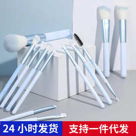 12支化妆刷全套散粉腮红刷眼部细节刷子眉眼唇美妆工具眼影定妆