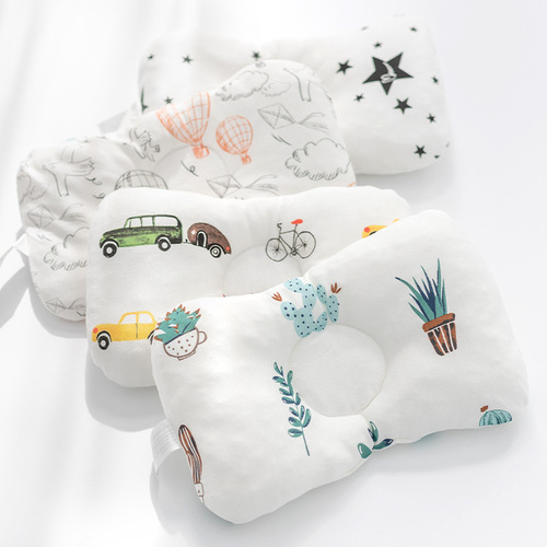 Infant Pillow Newborn Baby Infant 0-12 Months Anti-Skull Shape Correcting Pillow Small Baby Pillow Children's Shape Correcting Pillow