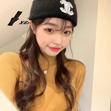 佳蔓妮秋冬半高领打底衫百搭洋气毛衣针织衫女长袖内搭修身上衣女