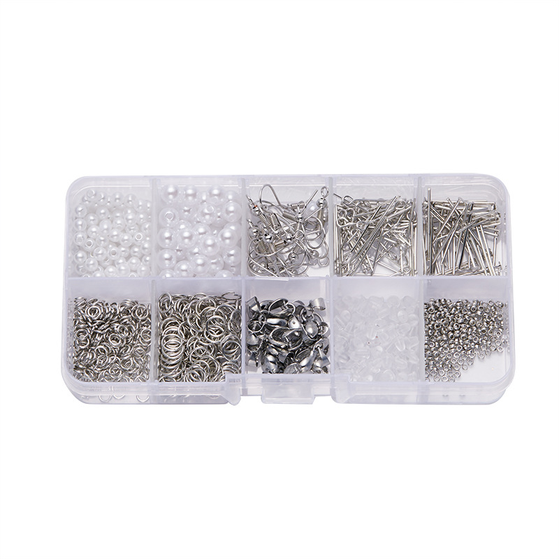 diy手工耳釘串珠材料包新手適用工具組套珍珠耳飾套裝