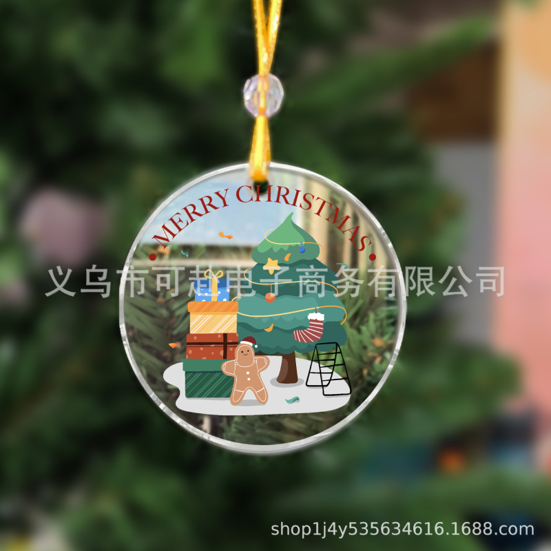 現物クロスボーダー透明アクリルクリスマスクリスマスツリー装飾家庭装飾装飾装飾装飾置物|undefined