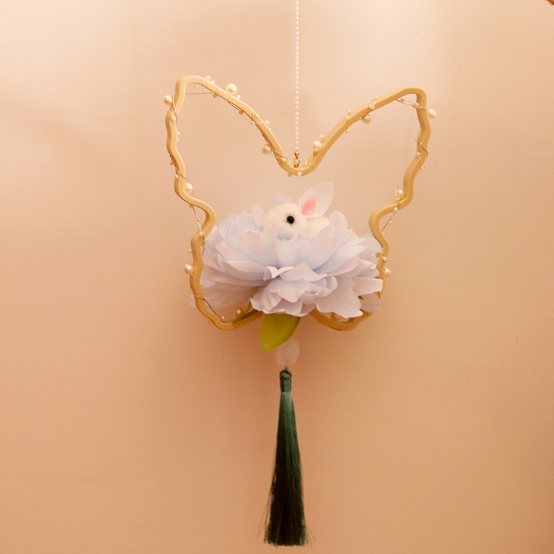 中秋節の新作蝶型花灯、お祭りの雰囲気を演出する光る手持ち写真撮影用アクセサリー、屋台卸売、国潮ランタン|undefined