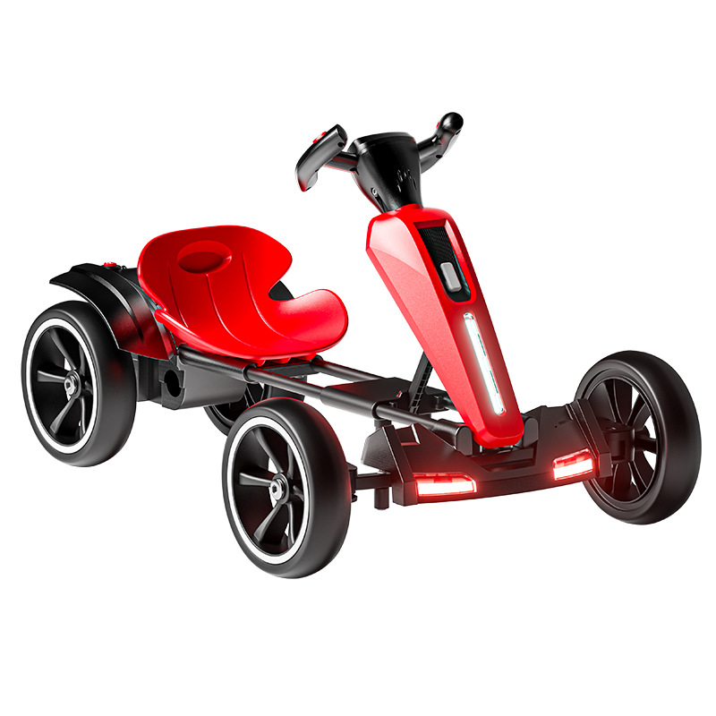 Kart eléctrico infantil para niños de 2 a 6 años con control remoto, plegable, ligero y sin instalación