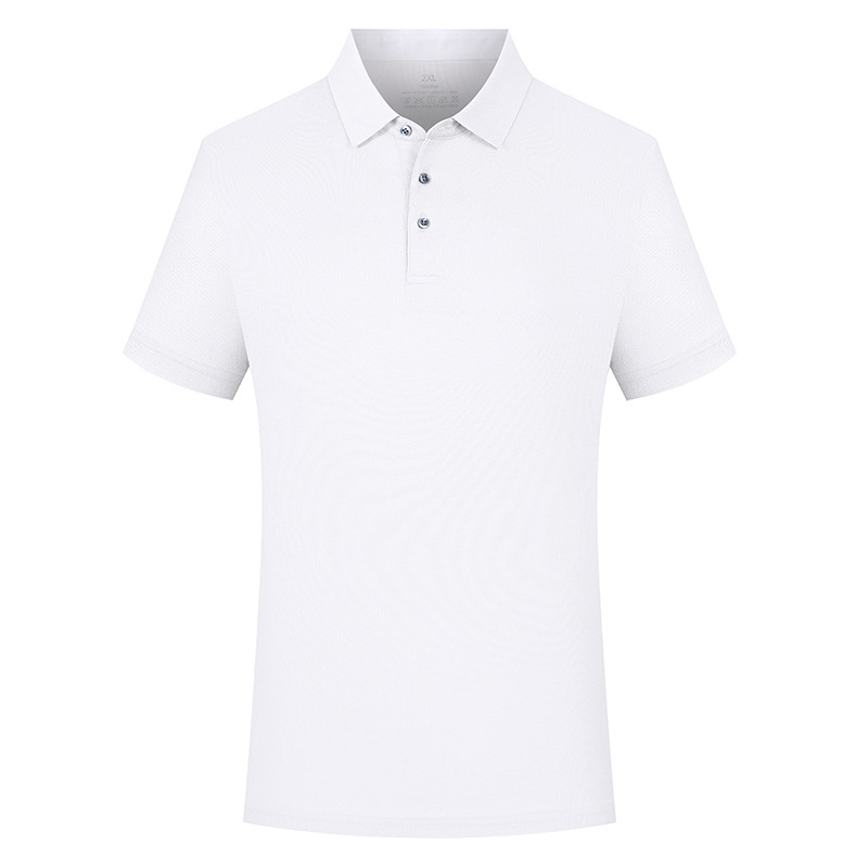 Personalizada seda con solapa polo transpirable no sofocante sudor algodón sin marcas de morera alta sensación grupo ropa corporativa bordada