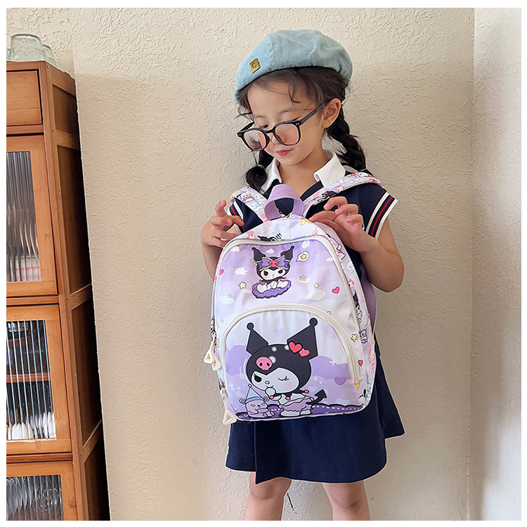 Cute cartoon, lightweight and lightweight schoolbag for kindergartens, fashionable and versatile children's backpacks for outdoor leisure travel undefined
