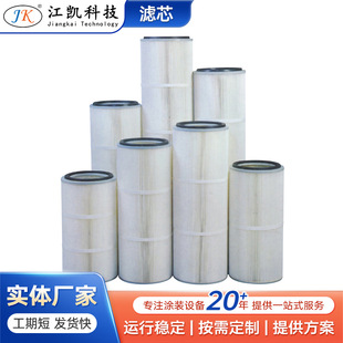 Industrial Nano Filter Element Coated Filter Element Powder Collector Powder Filter Barrel Dust Removal Filter Element Filter Cartridge Sandblaster