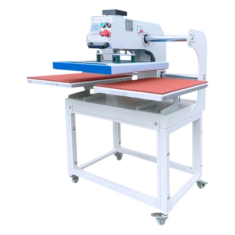 Пневматический двухпозиционный термопресс, планшетный термопресс для переноса изображений, пресс для одежды, пресс для страз, раздвижной тип