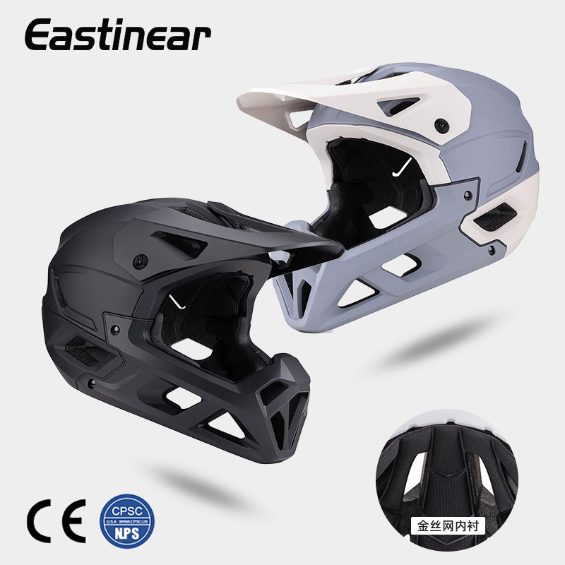 2026 New Model Mountain Bike Off-Road Helmet, Full-Face Helmet for Extreme Racing, Adult Full-Face Downhill Riding Helmet