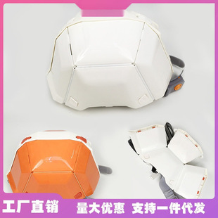 Folding Leadership Portable Safety Helmet Outdoor Blue Sky Protection Disaster Prevention Hat Emergency Labor Protection Rescue Helmet Printing
