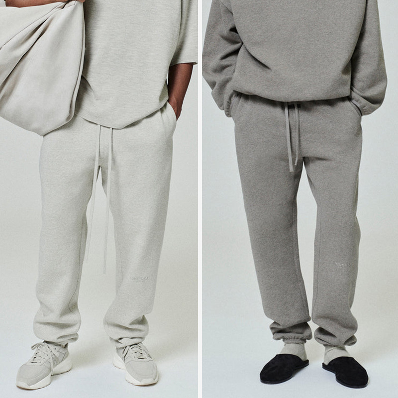Essentials American-Style Niche High-Street Jogger Sweatpants, Autumn and Winter Fleece-Lined Casual Pants, Unisex Essentials American-Style Niche High-Street Jogger Sweatpants, Autumn and Winter Fleece-Lined Casual Pants, Unisex