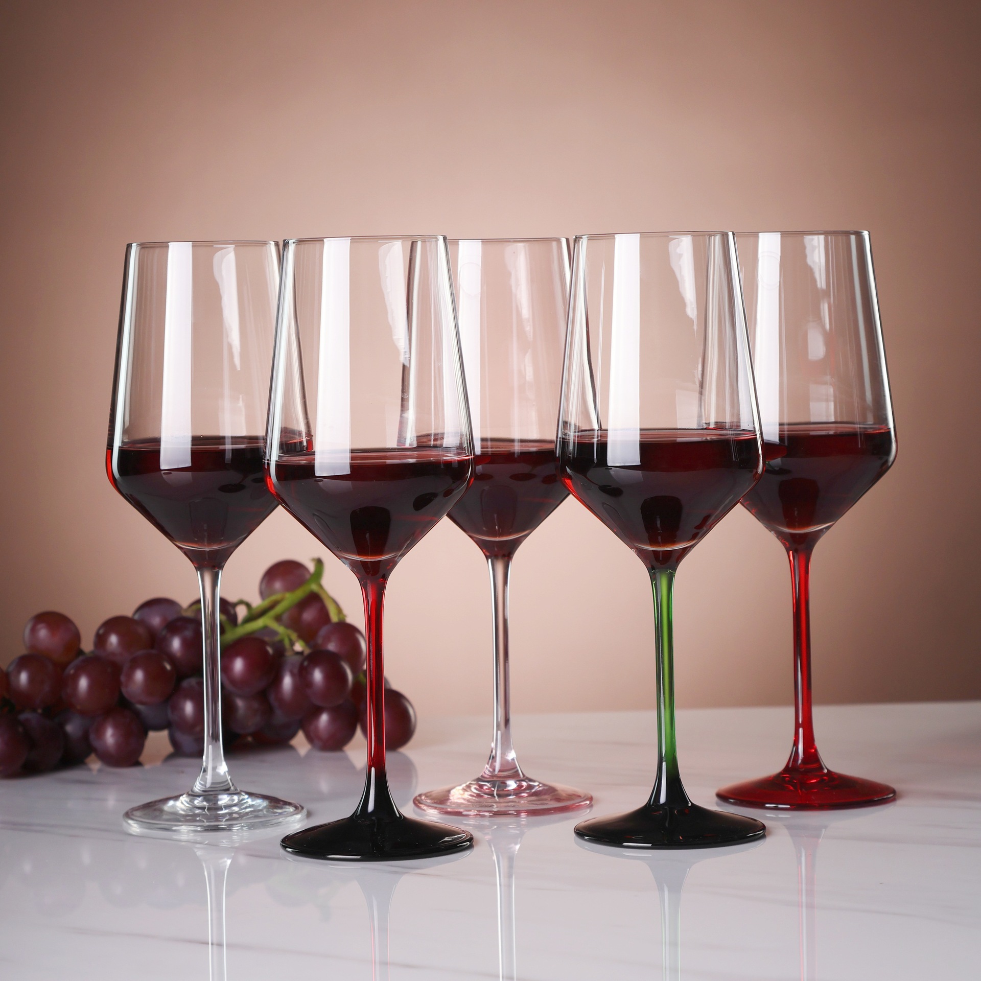 [Fábrica directa] tazas de vino tinto cortadas en frío con láser tazas de champán tazas de vino tazas de vino impresión de logotipo de comercio electrónico