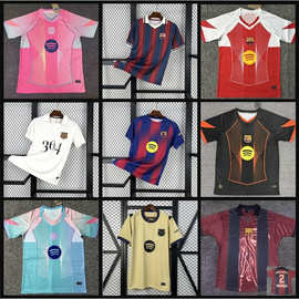 2526新款巴萨球衣亚马尔主客场泰版足球服特别版赛前训练服短袖上