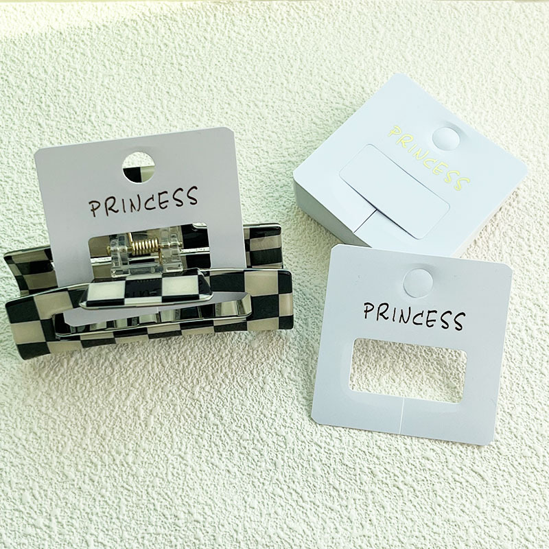 Clip-On Card Holder Plastic Card in Stock Hair Accessory DIY Display Tag Tear-Resistant Card Paper Packaging Material DIY Jewelry Clip-On Card Holder Plastic Card in Stock Hair Accessory DIY Display Tag Tear-Resistant Card Paper Packaging Material DIY Jewelry