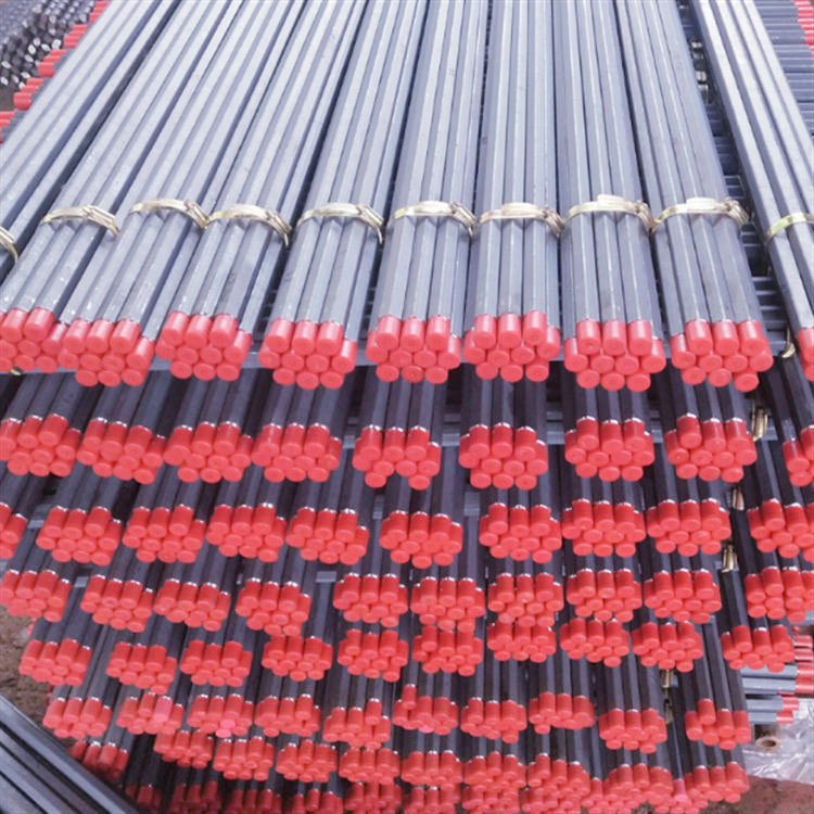 煤矿用1米风钻杆凿岩机用B22风钻杆六棱中空钎杆1.5米风钻杆厂家