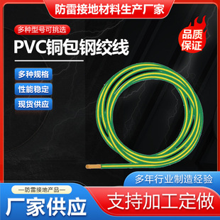 PVC铜包钢绞线水平接地电镀铜引线股绞线绝缘皮带皮水平接地母线-阿里巴巴