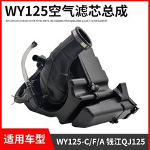 摩托车空气滤清器 适用于WY125-C-F-A钱江QJ125MCR过滤器滤芯总成