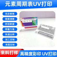 亚克力元素周期表UV打印加工 塑料金属亚克力PVC玻璃等材质UV彩印