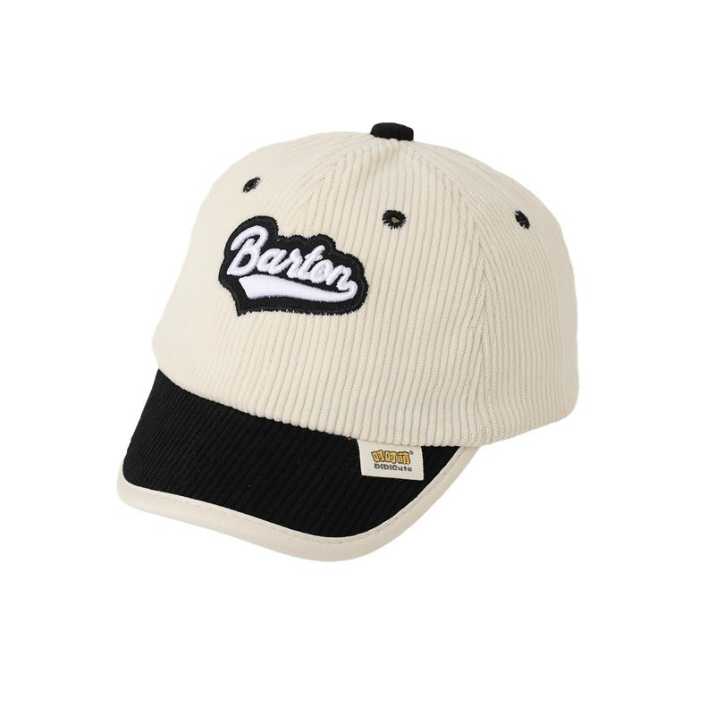 Sombreros de bebés primavera y otoño gorras de béisbol de velcro otoño y invierno para niños y niñas gorras de boca de pato para bebés pequeños meses