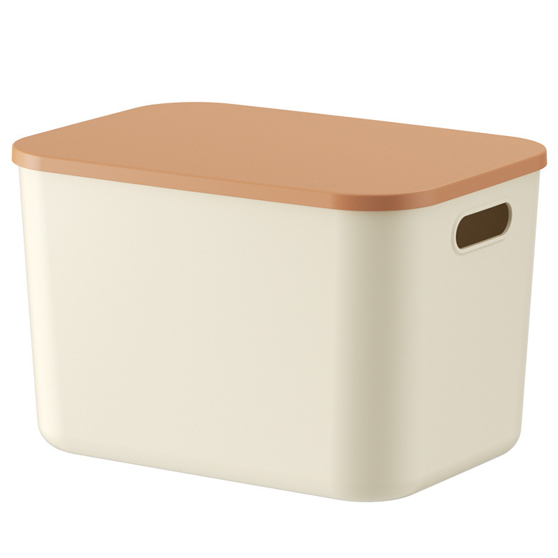 Caja de almacenamiento de aire de crema gruesa cubierta de cinta esmerilada caja de ordenamiento de artículos cajón armario cajón de almacenamiento de juguetes
