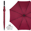 New processing custom golf umbrella can print logo vinyl sunscreen double -layer golfee fully automatic straight rod umbrella