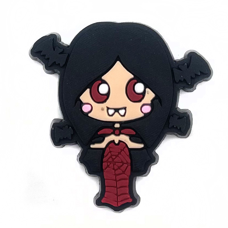 Nuevos zapatos de Halloween zapatos de flores hebilla Croc zapatos de jardín hebilla decorativa