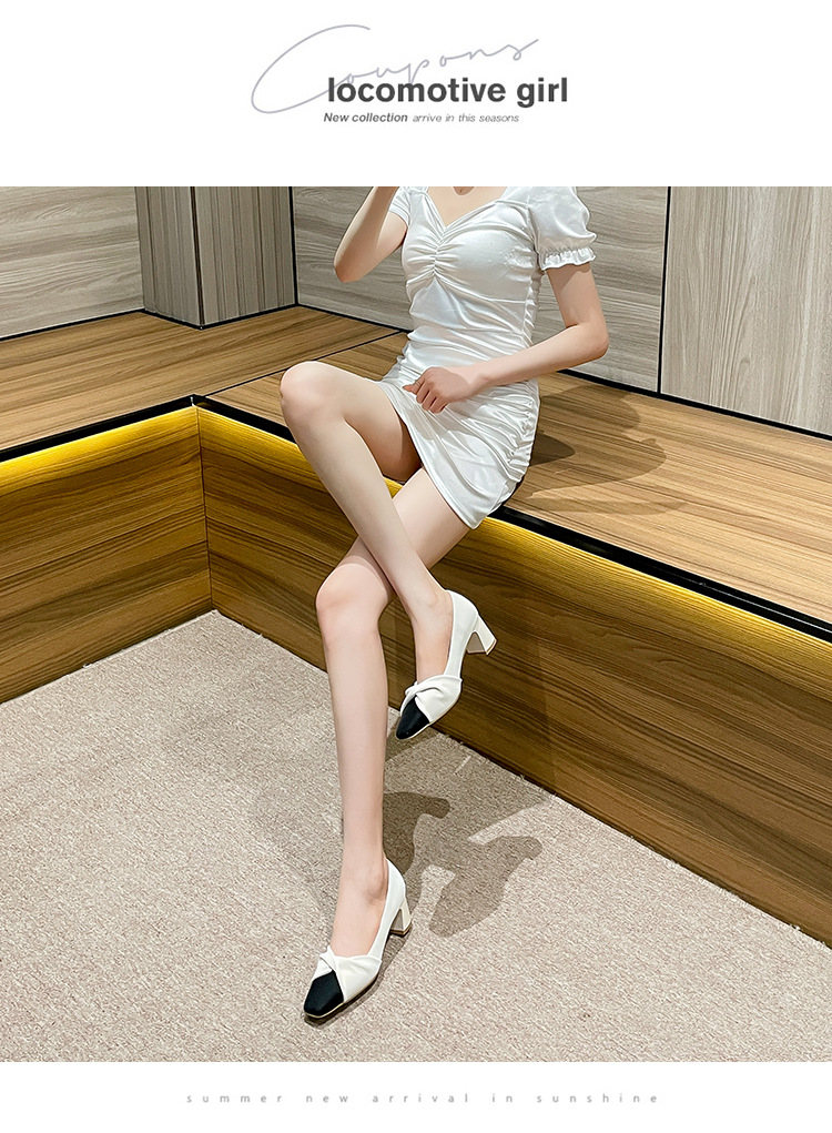 C3110 840K GIÀY CAO GÓT NỮ HUITDN GÓT VUÔNG MÙA XUÂN THU ĐÔNG GIÀY DÉP NỮ G03 SẢN PHẨM MỚI