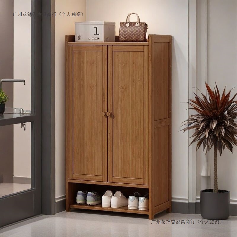 Multi-Layer Shoe Rack for Home Entrance, Large Shoe Cabinet for Indoor Hallway, Simple Bamboo New Model 2025 Hot Entryway