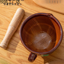 老式擂辣椒擂钵捣辣椒皮蛋家用陶瓷舂钵工具捣碎捣蒜器蒜泥蒜臼子