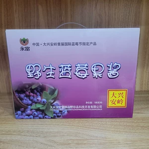Подарочная коробка с вареньем из дикой черники Daxinganling, деликатес из дикой черники Северо-Востока, 1 коробка X 6 бутылок X 180 г, бесплатная доставка