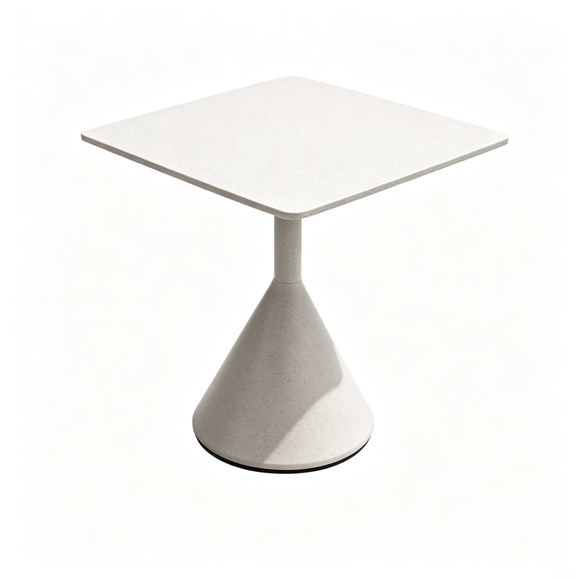Mesa y silla de aluminio al aire libre combinación Villa Jardín Terraza Nórdica Mesa de comedor Mesa de comedor Patio Café Mesa de balcón