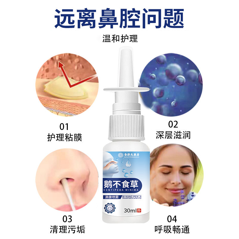 香港大药房鹅不食草鼻通喷雾剂鼻干痒鼻塞流鼻涕苍耳子油鼻舒喷雾|undefined
