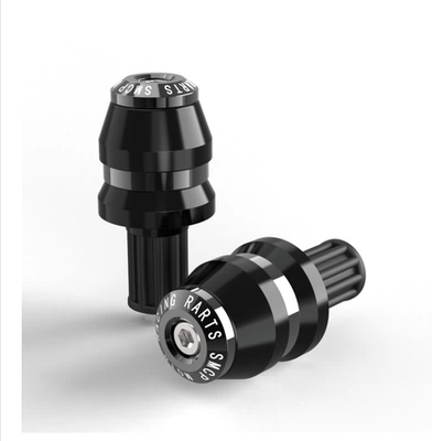 Motorcycle Handle Cover – Motorcycle Handlebar Plug Modified - a-pair-of-two-color-handle-plugs-black