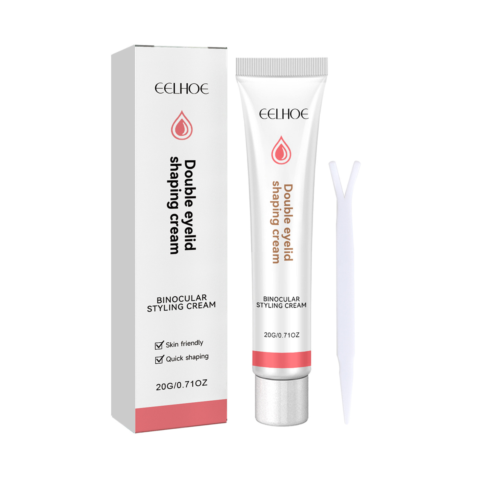 Eelhoe Double Eyelid Styling Cream Natural Invisible Traceless Double Eyelid Enhancer for Enlarging Eyes and Beautifying the Eye Area