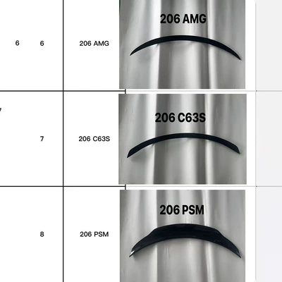 260 W206 changed to 24 c63amg Big Surrounded - bright-black-rear-wing