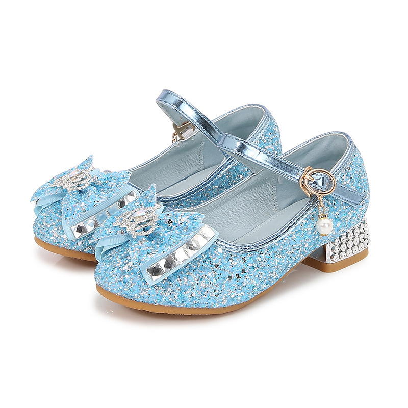 Children's Cross-Border High-Heeled Shoes for Spring and Autumn, Girls' Princess Shoes, Little Girls' Single Shoes, Baby Leather Shoes, Sequined Children's Shoes, Fashionable Children's Cross-Border High-Heeled Shoes for Spring and Autumn, Girls' Princess Shoes, Little Girls' Single Shoes, Baby Leather Shoes, Sequined Children's Shoes, Fashionable
