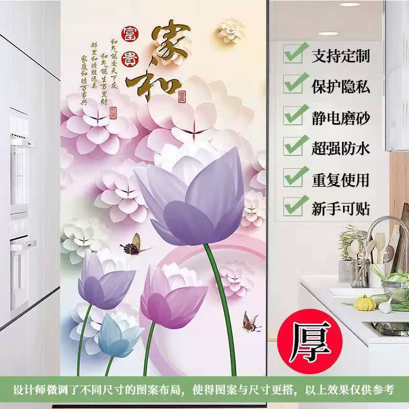 Glass window stickers, electric matte sticker, transparent protective underware