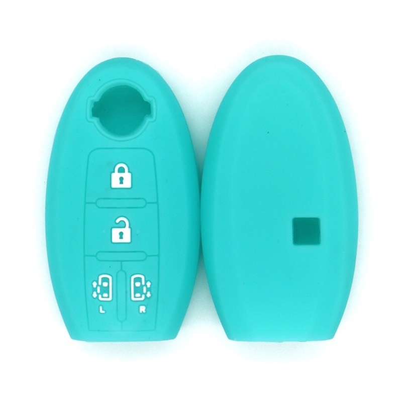 日産の尼桑貴仕クエストスマート4ボタンのシリコンキー保護カバーを適用します。