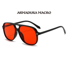 新款欧美 双梁 蛤蟆偏光太阳镜 复古休闲商务墨镜跨境外贸驾驶镜