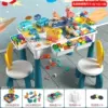 Extra-large extended table + 2 chairs + 350 large particles + 4 height 4 storage